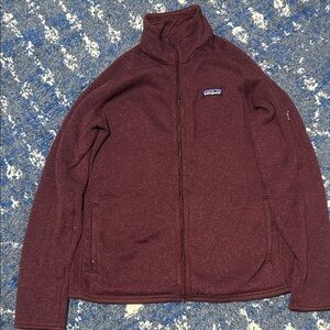 Patagonia Women’s Better Sweater Fleece Jacket Full Zip in Dark Ruby